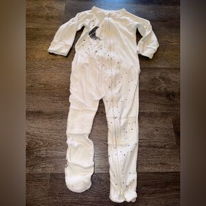 Goumi Boys Tan 1-piece convertible footed Pajamas size: 18-24 Months